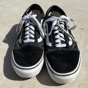 Old Skool Platform Vans Black